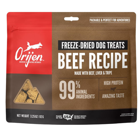 Orijen Freeze Dried Angus Beef Dog Treats 3.25oz - Poudre Pet and Feed Supply